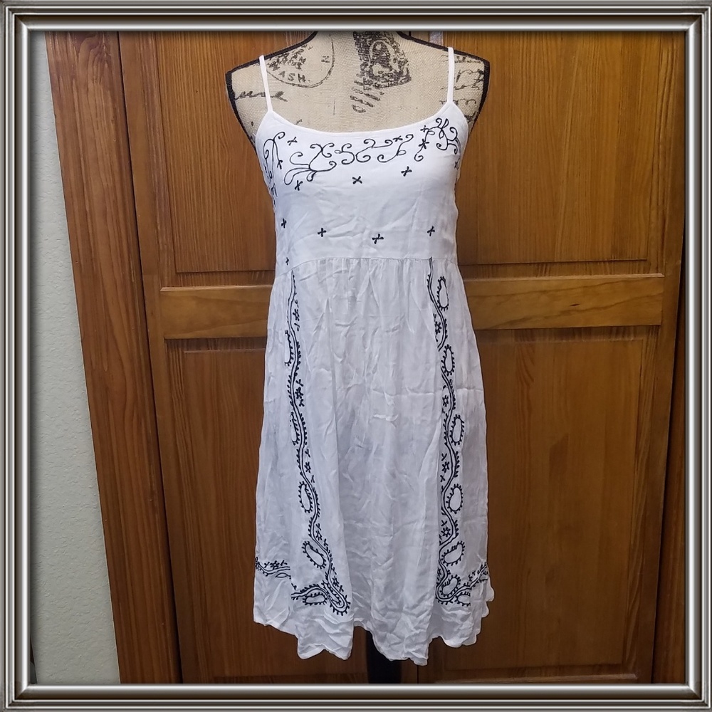 Sweet summer dress. Indian Tropical